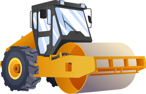 collection of construction heavy machinery vehicles isolated 5